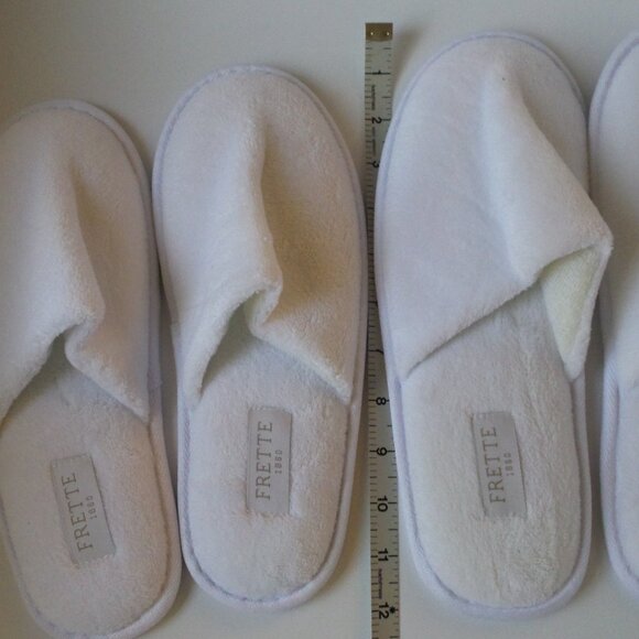 Frette slippers 2 pair His & Hers - Picture 6 of 8